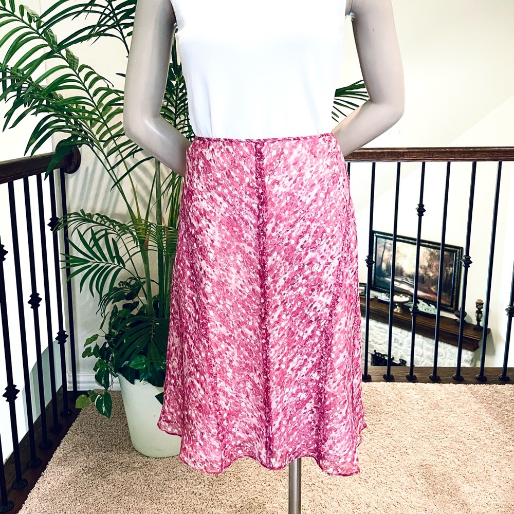 NWT Ann Taylor ruffle silk Skirt 4 $99